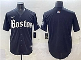 Men's Boston Red Sox Blank Black Gothic Vapor Limited Stitched Jersey,baseball caps,new era cap wholesale,wholesale hats